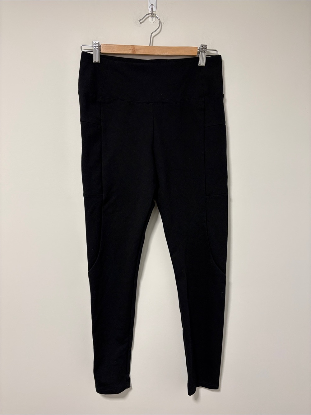 Banana Republic Black High-Rise Leggings with Side Panels
